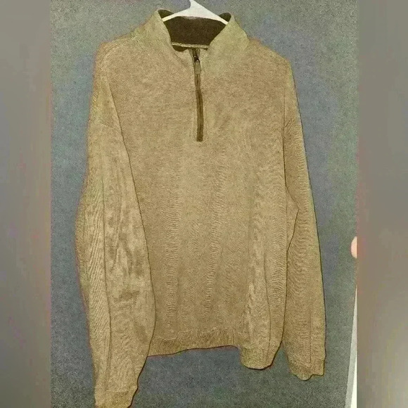 Cremieux Mens Tan Pullover - Picture 1 of 10